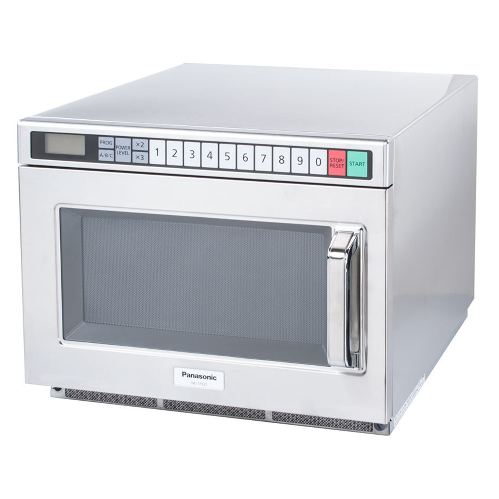 Cuptor profesional cu microunde digital programabil Panasonic, inox, 18 lt