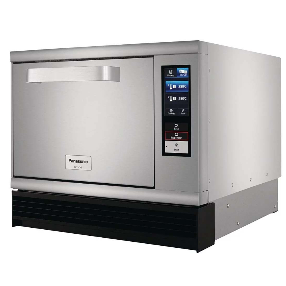 Cuptor profesional combi cu functie de microunde, grill si convectie Panasonic, inox, 10 lt