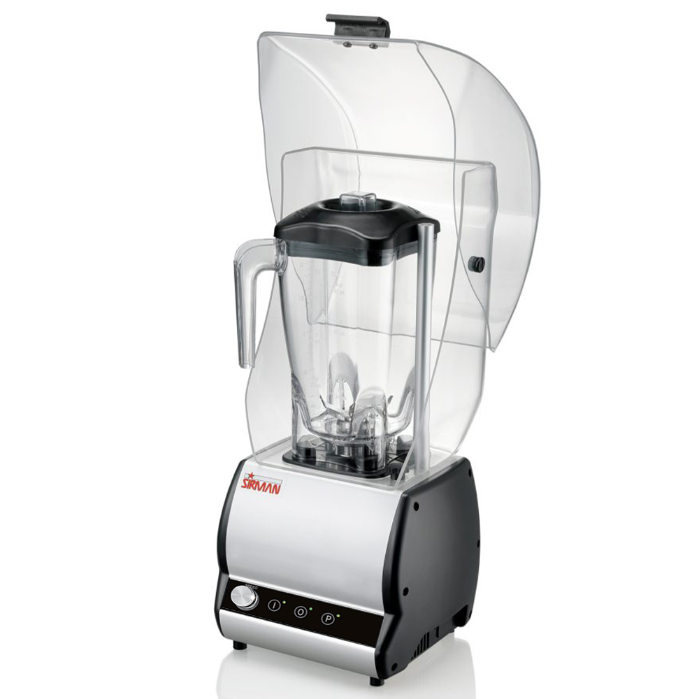 Blender SIRMAN cu variator de viteza, protectie pentru reducerea zgomotului si 9 programe, capacitate 2lt