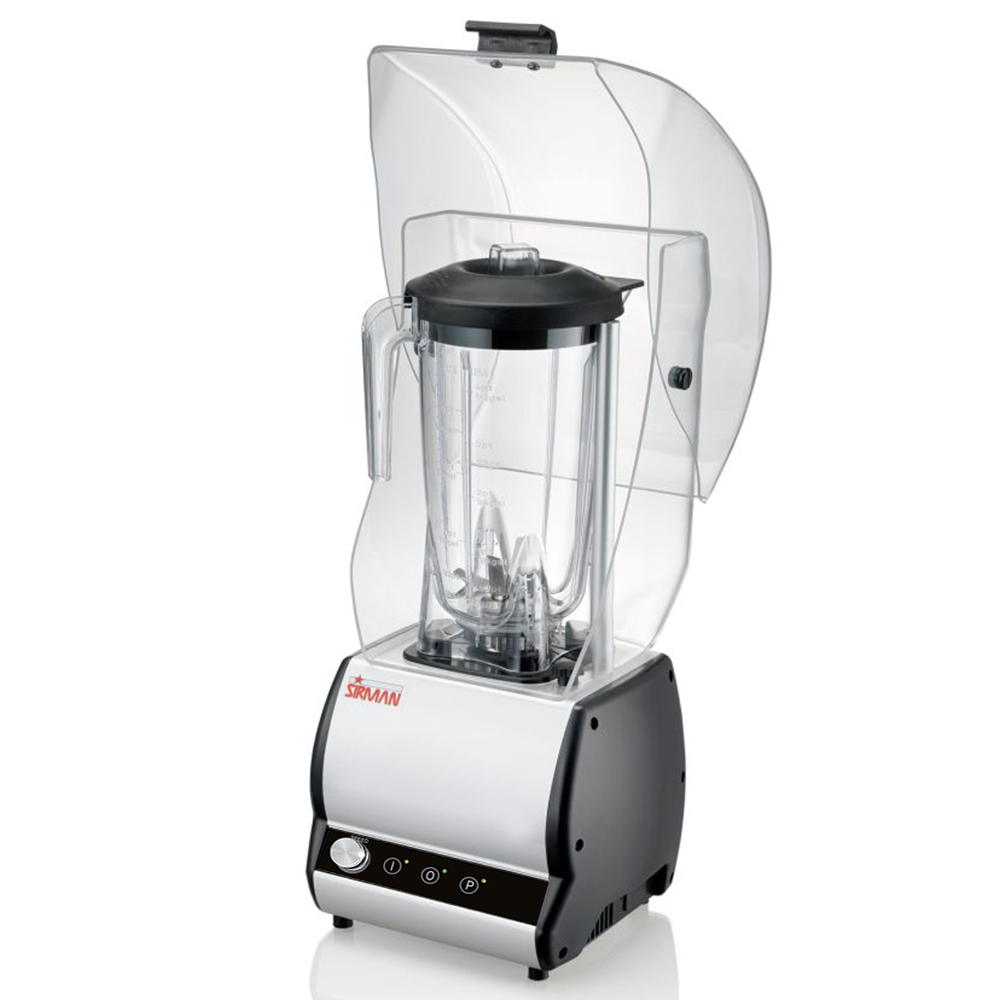 Blender SIRMAN cu variator de viteza, protectie pentru reducerea zgomotului si 9 programe, capacitate 2 lt