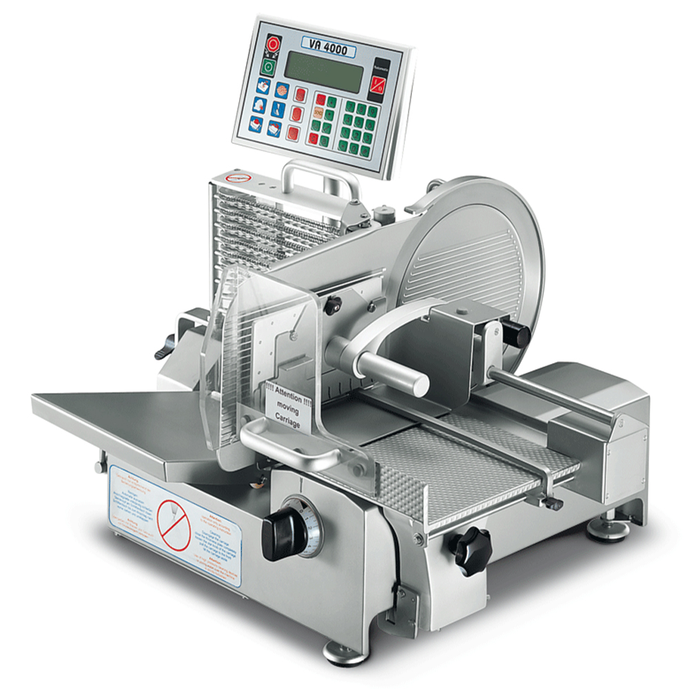 Feliator complet automat, pentru mezeluri, cu programare si asezare in ambalaj SIRMAN diametru 33 cm