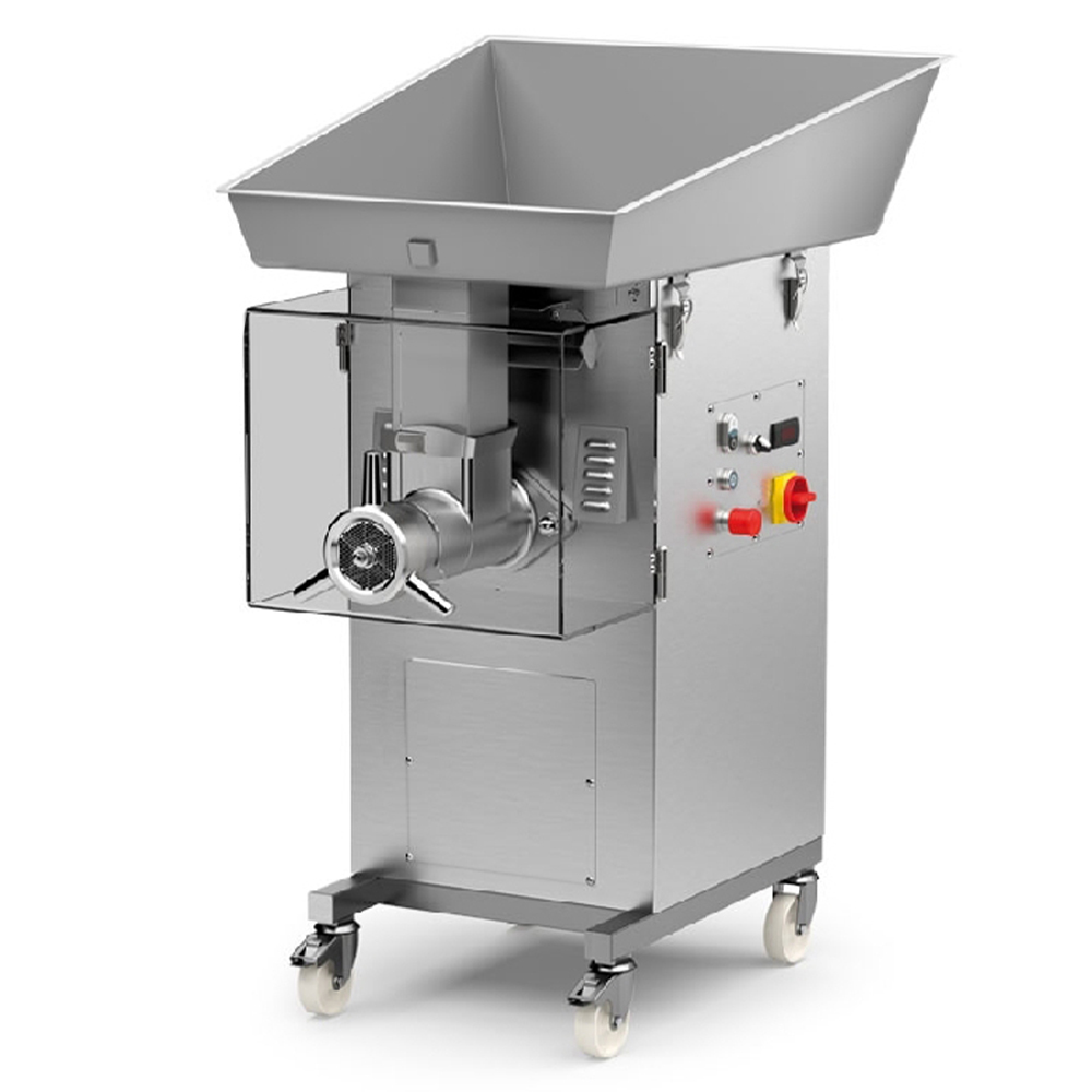 Masina pentru tocat carne, refrigerata, LA MINERVA, de podea, cu refrigerare, 1700 Kg/h, 49*90*128,5 cm