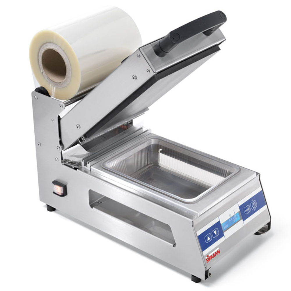 Masina pentru termosigilat, caserole SIRMAN, inox, rola 20 cm