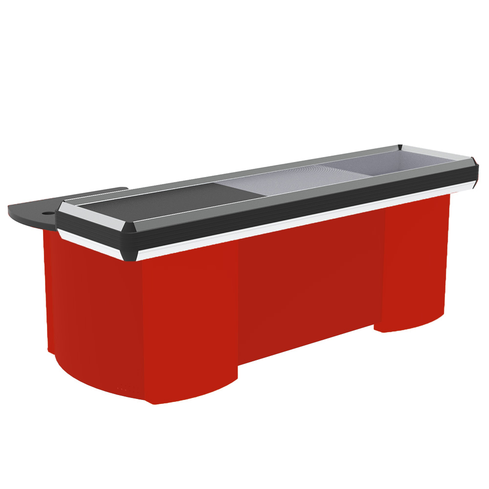 Masa Tandem pentru casa de marcat 1,8 m, cu banda si rama din aluminiu