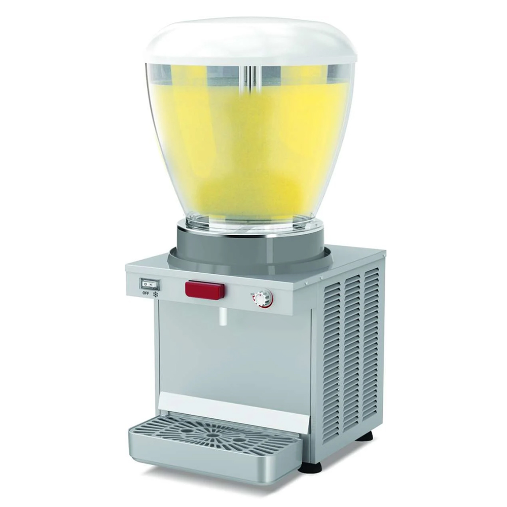 Aparat dozator special suc, ayran, iaurt, ceai rece, cafea rece, panou analog capacitate 1 bazin 19 lt cu mixer