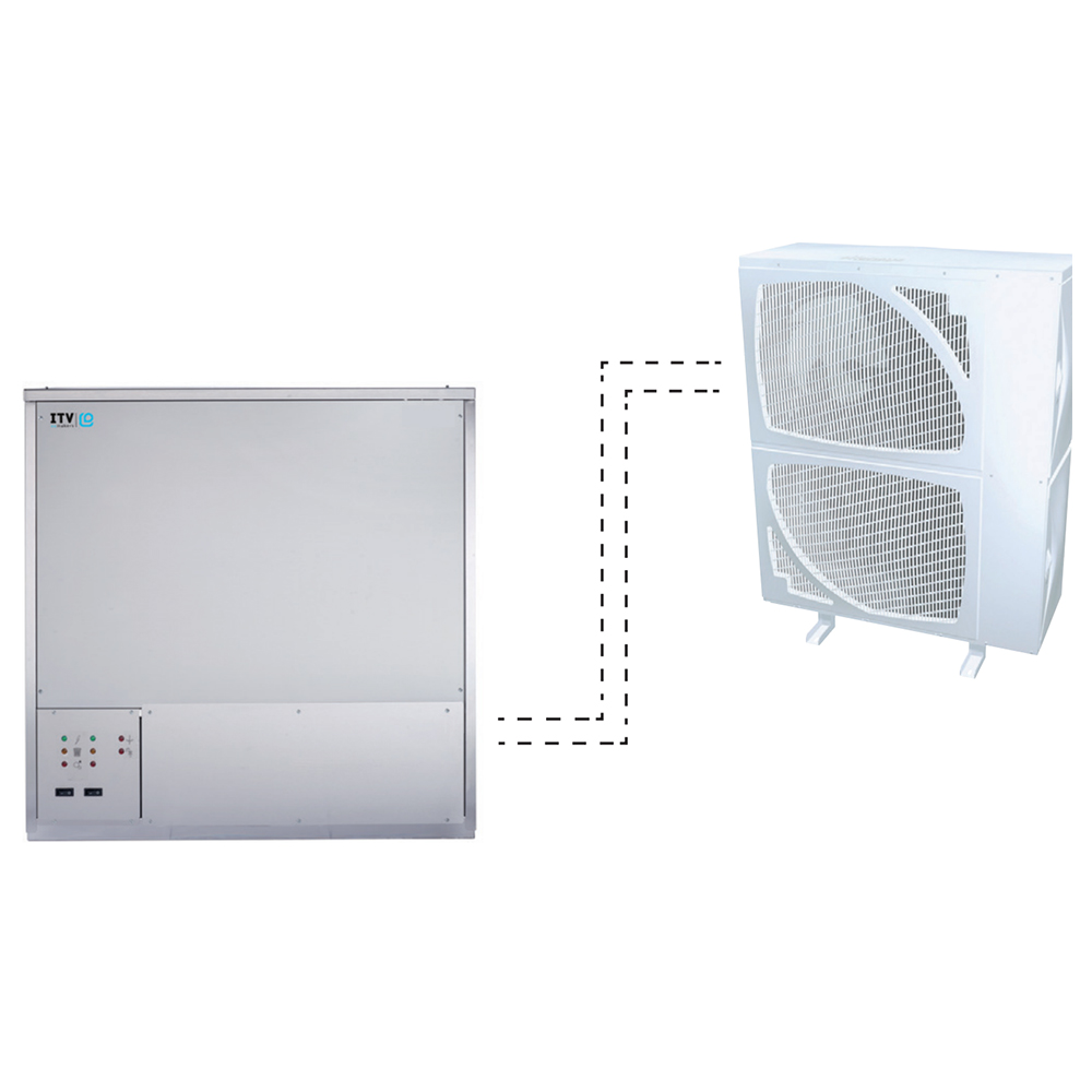 Masina fulgi de gheata granulara profesionala ITV modulara + condensator exterior, capacitate 1121 kg / zi