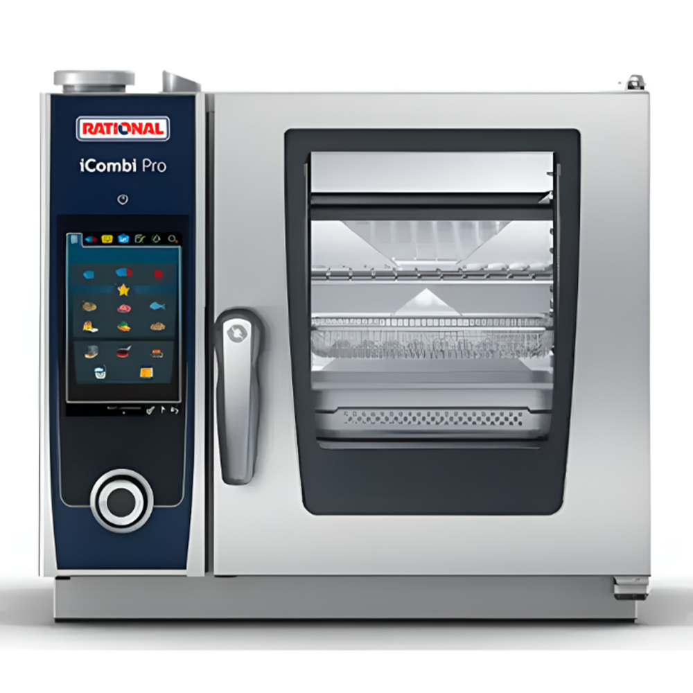 Cuptor profesional RATIONAL iCombi Pro gastro/patiserie, electric cu umidificare automata si boiler, 6 tavi GN2/3