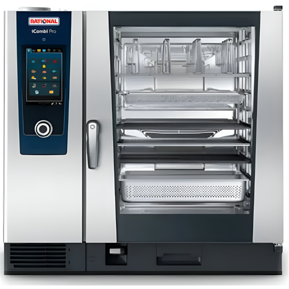 Cuptor profesional RATIONAL iCombi Pro gastro/patiserie, electric cu umidificare automata si boiler, 10 tavi GN2/1