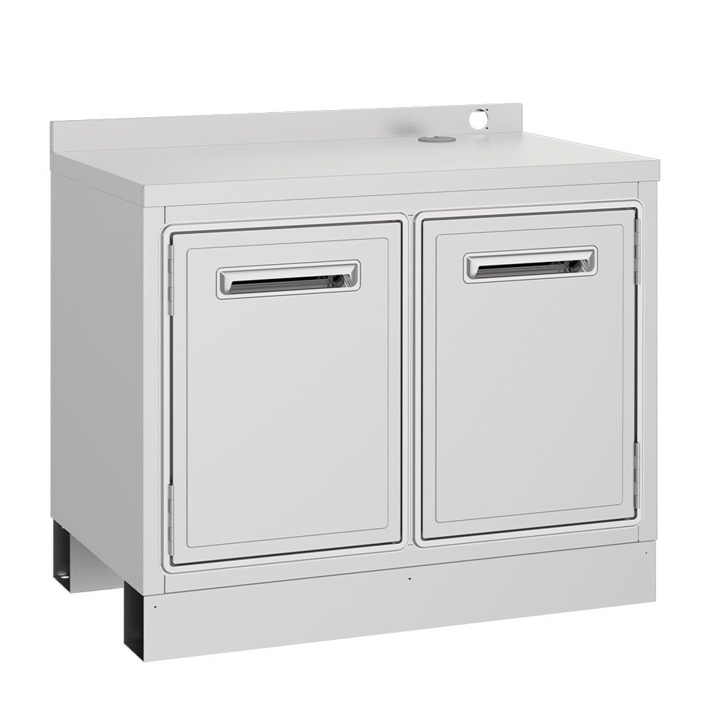 Frigider pentru bar FRENOX, inox, 2 usi, 240 lt, 105*64*85 cm