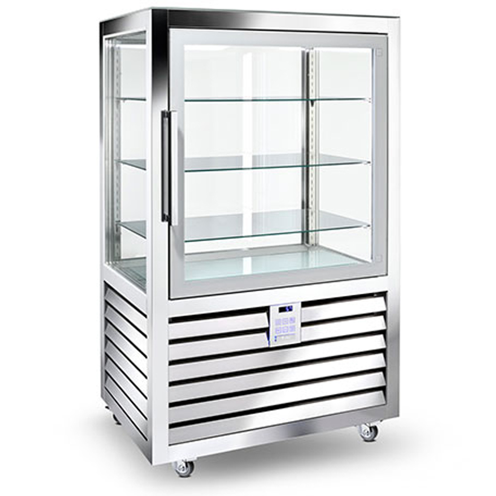 Vitrina frigorifica verticala, pentru cofetarie, profesionala, 425 lt, 90*62*146.5 cm