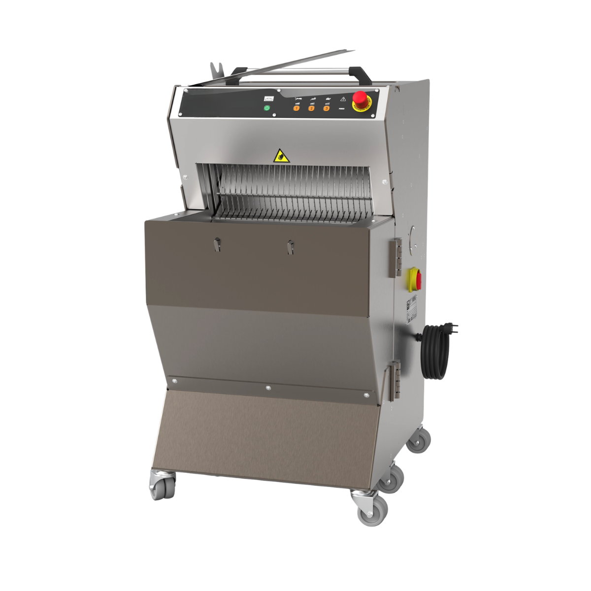 Masina Automata Feliat Paine cu capac, 250 paini/h, 1.6 cm, Inox, 33,5*48*140 cm