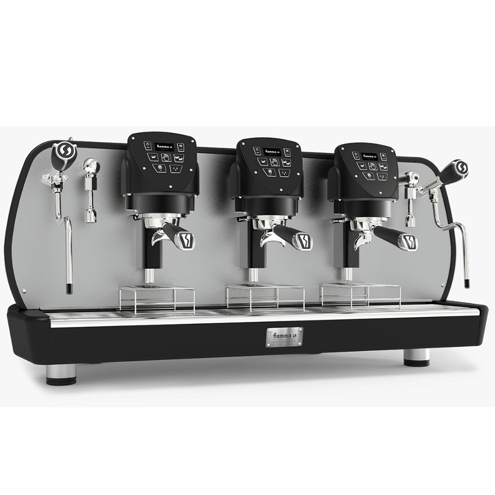 Espressor automat FIAMMA 3 grupuri inteligente, 5.2 - 8.7 kW, inox, 105*63*51 cm