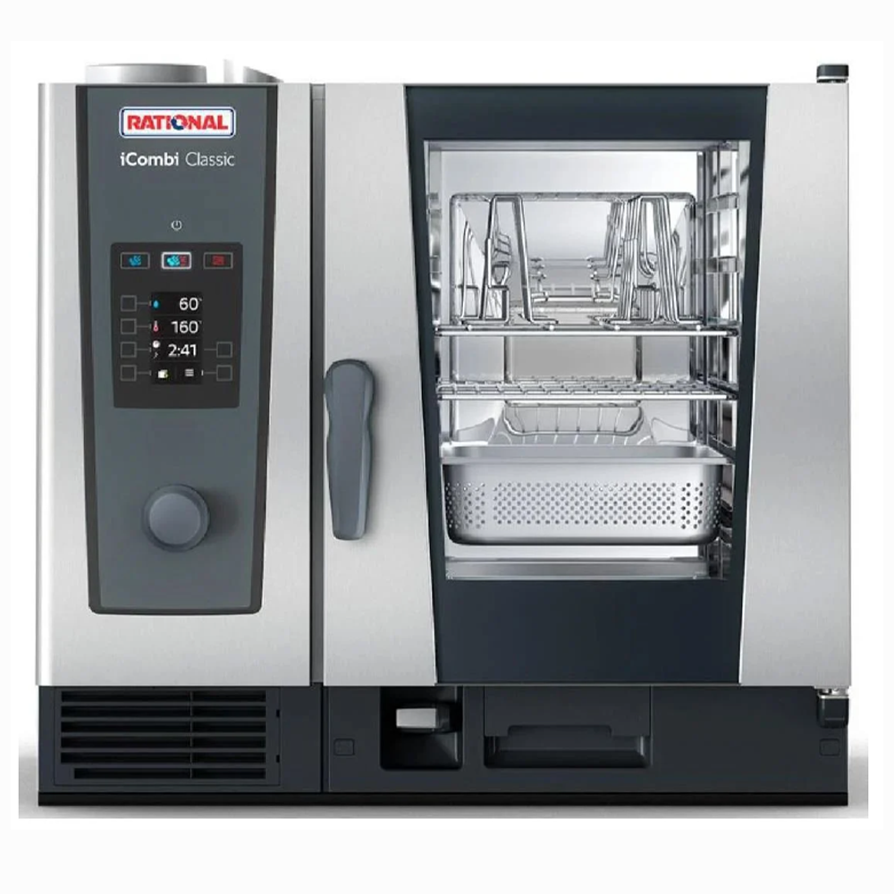 Cuptor profesional RATIONAL iCombi Classic gastro/patiserie, electric cu umidificare automata si boiler, 6 tavi GN1/1