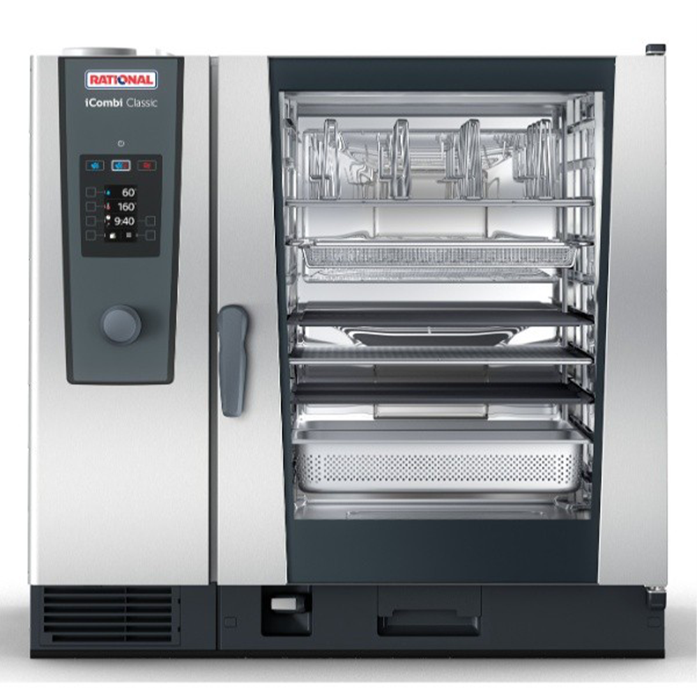 Cuptor profesional RATIONAL iCombi Classic gastro/patiserie, electric cu umidificare automata si boiler, 10 tavi GN2/1