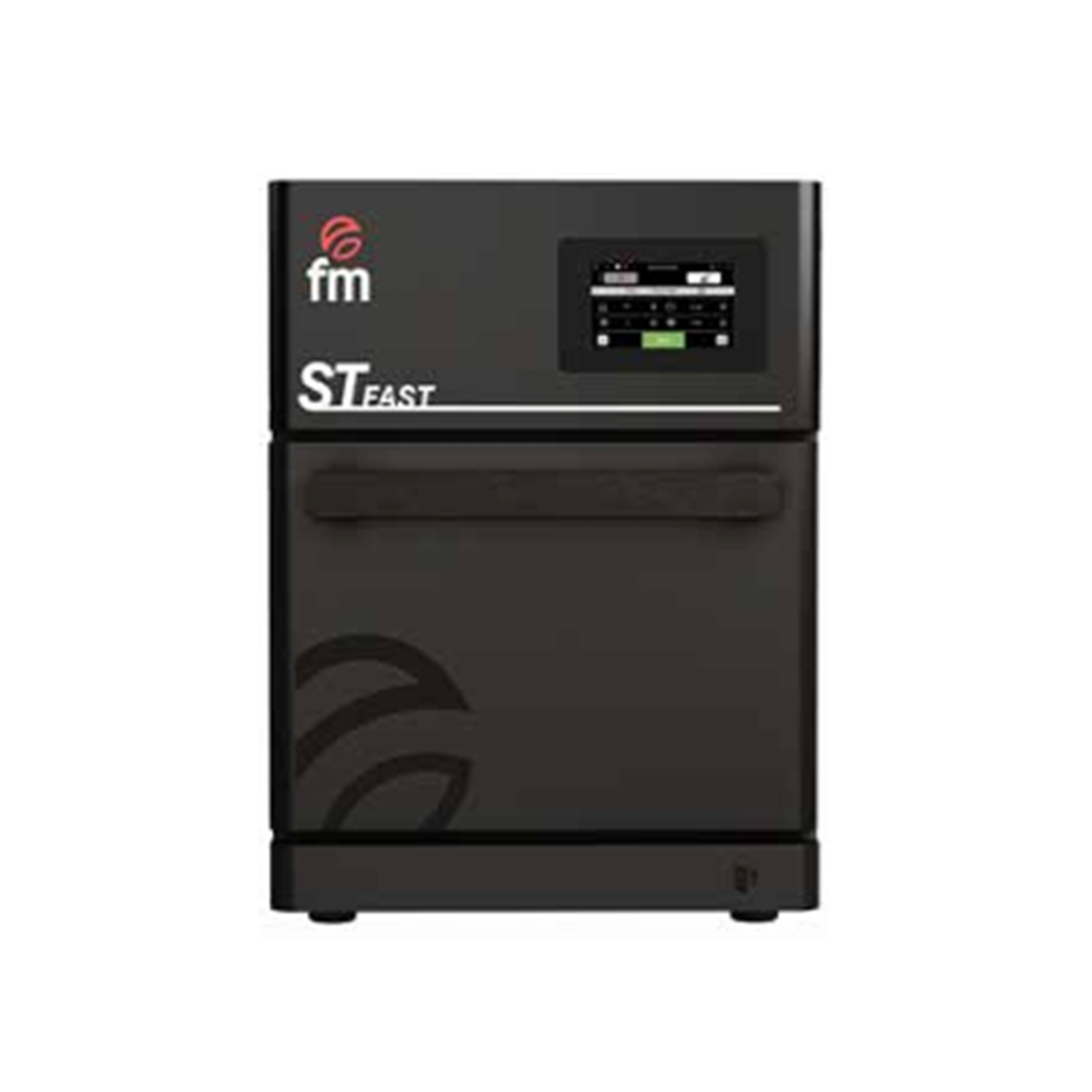 Cuptor multifunctional super rapid negru, racire ciclonica, 1 tava 300*300, 32*66*60 cm