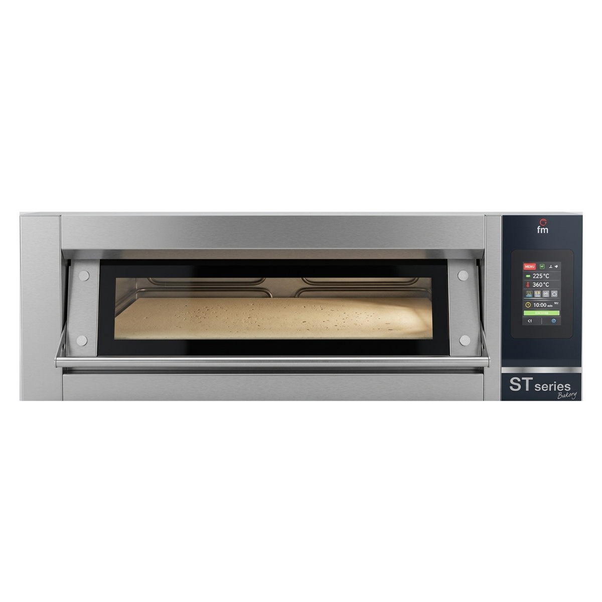 Combi modular profesional FM, cuptor pizza, cuptor patiserie, 1 vatra, capacitate: 2 tavi 60*40, control termic independent