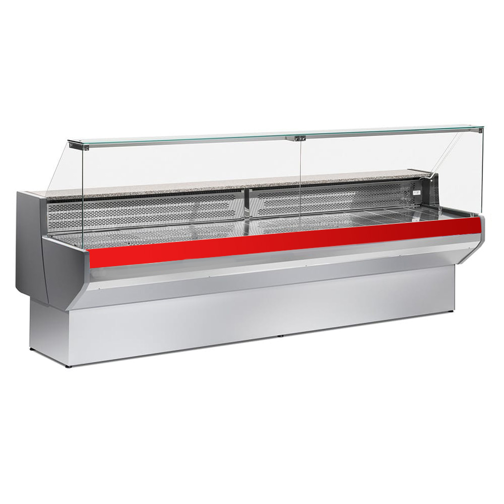 Vitrina frigorifica pentru mezeluri lactate, motor interior 300*91*130 cm