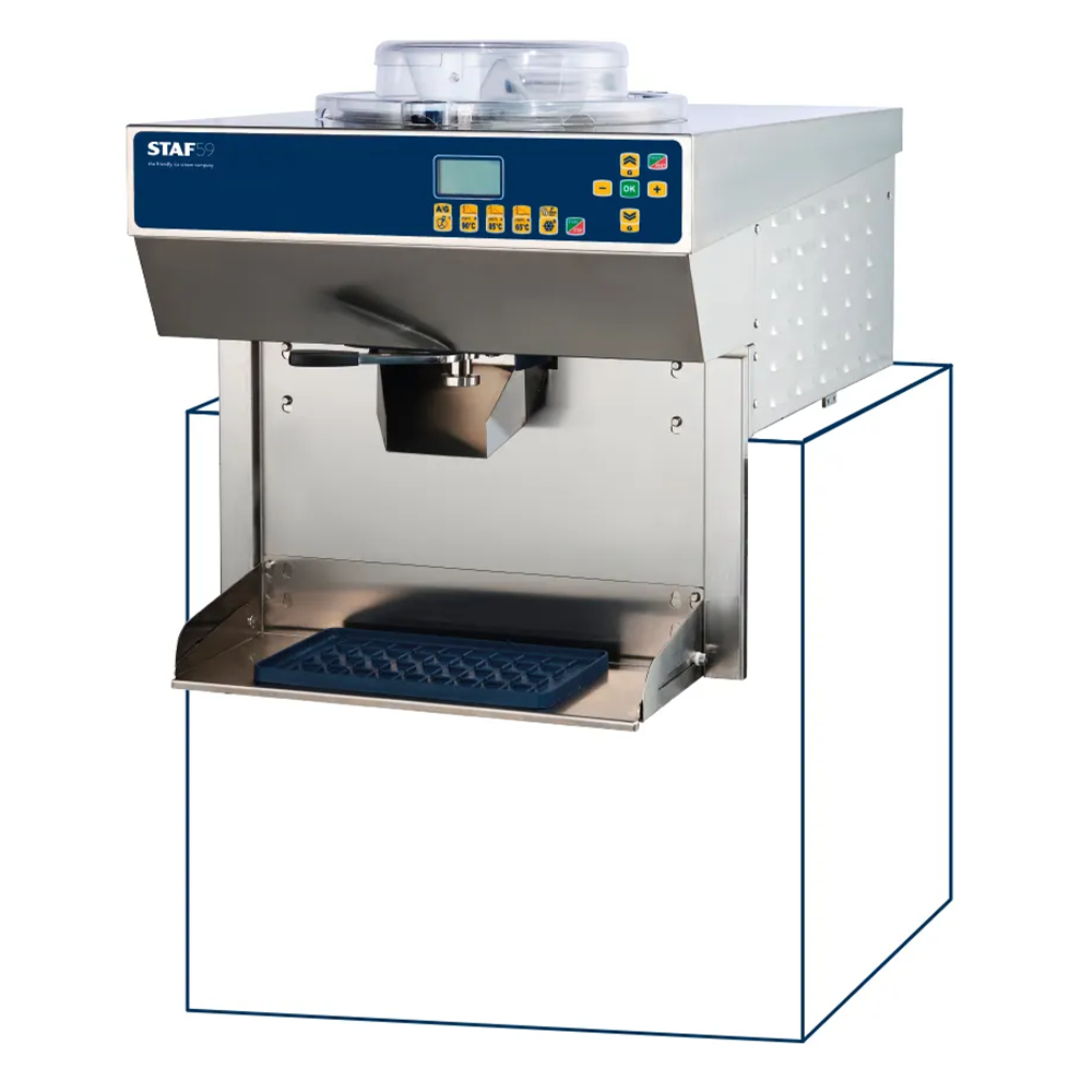 Pasteurizator de banc STAF59 pentru inghetata, slush, creme, sorbet 15 lt