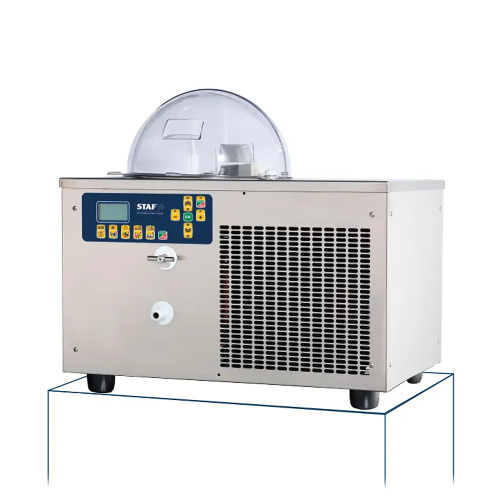 Masina multifunctionala de banc STAF59 pentru a produce, expune, conserva si servi inghetata 15 lt/h
