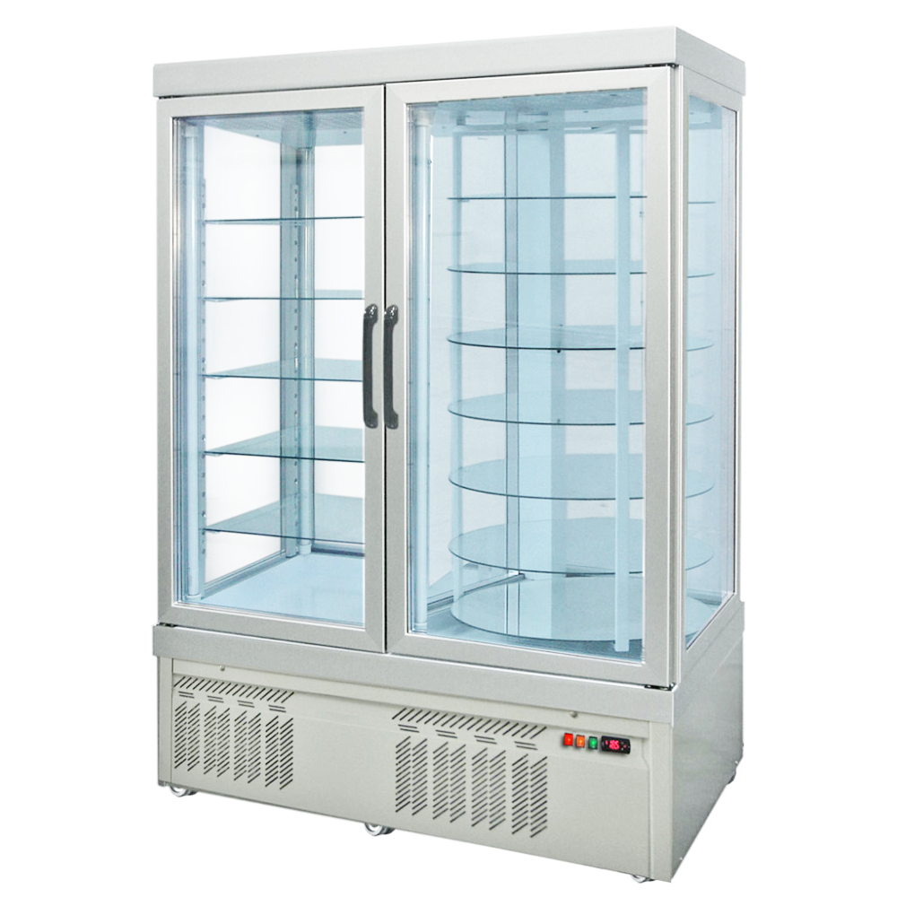 Vitrina congelare verticala, pentru cofetarie gelaterie, profesionala, 880 lt, 132*64*193 cm