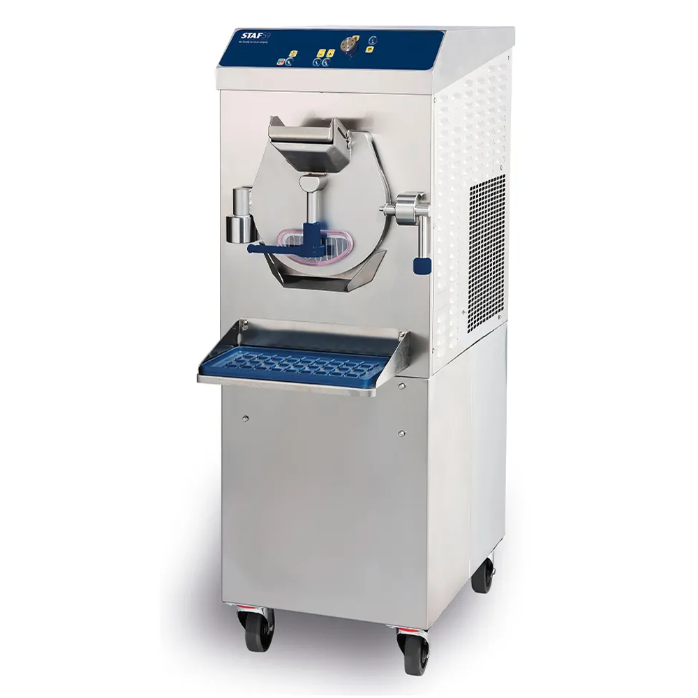 Masina de inghetata orizontala STAF59 cu extractie automata, timer, 30 lt/h, control electromecanic