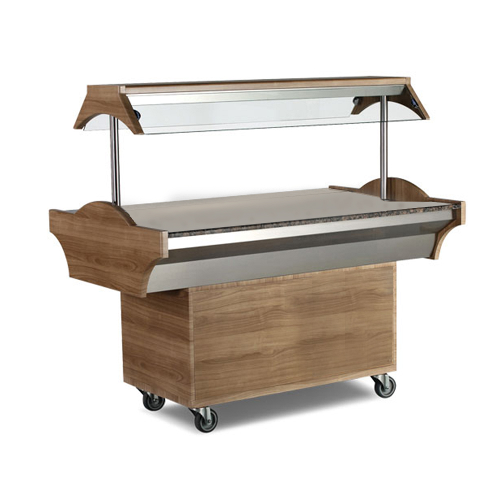 Salad bar neutru 210*89*87/137 cm