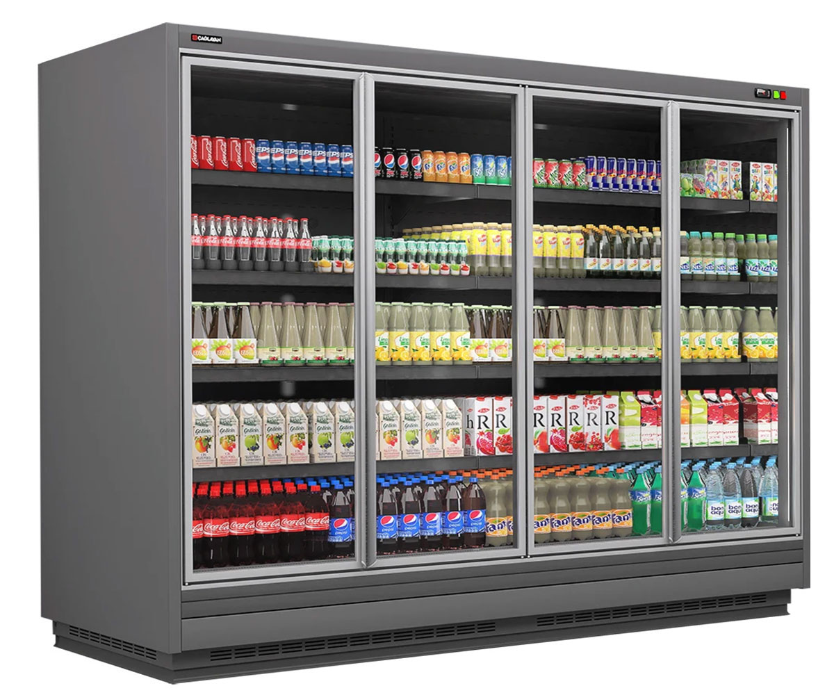 Raft frigorific pentru carne-mezeluri-lactate-bauturi 187 cm - motor exterior