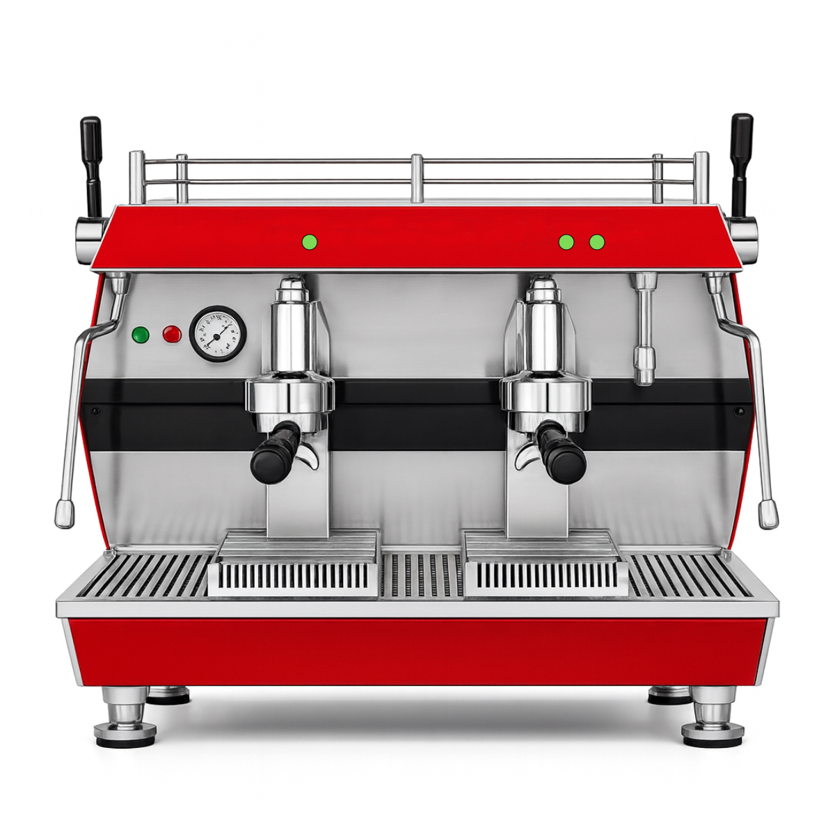 Espressor automat Cappuccino cu 2 grupuri, INOX, 11 L, 4.5 kW