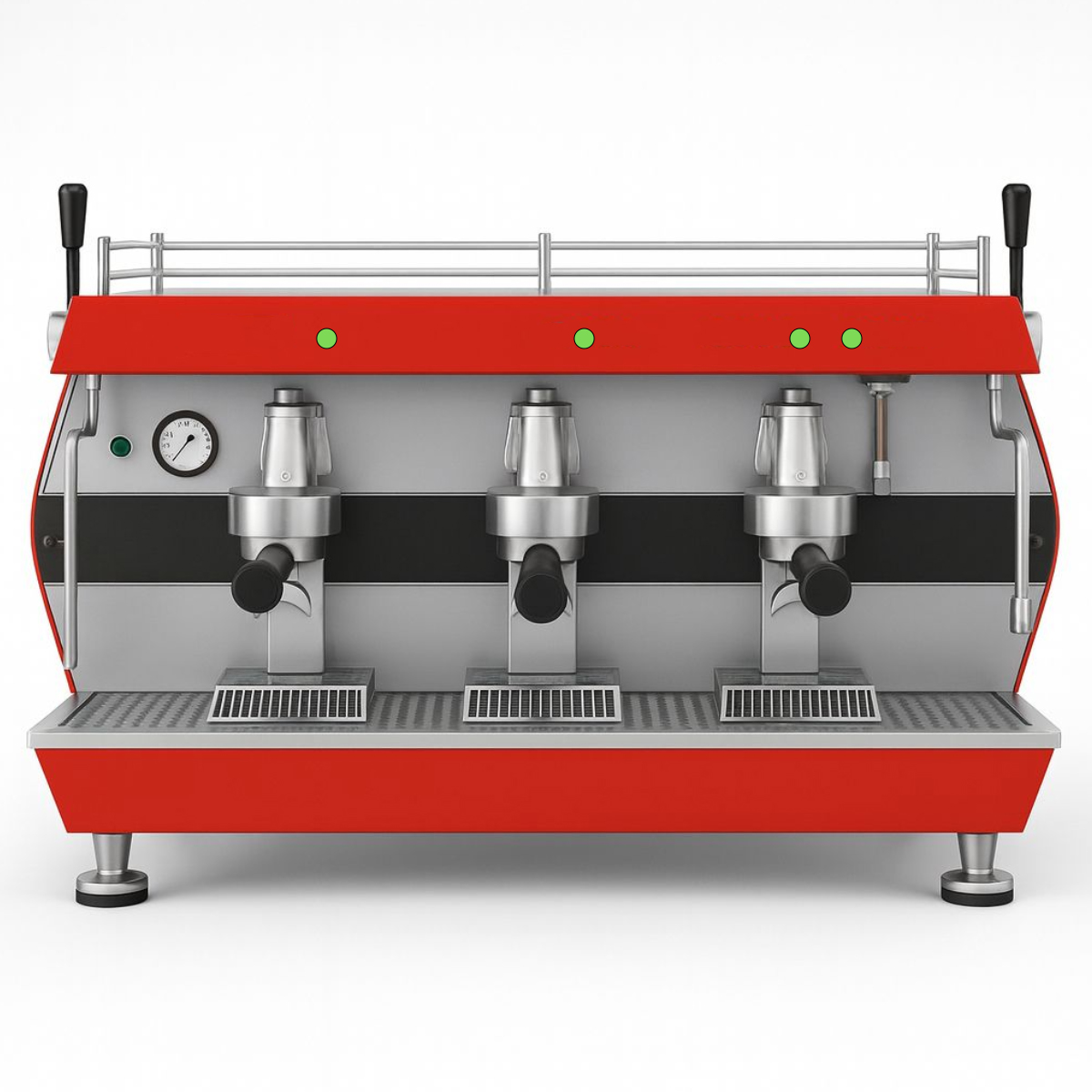 Espressor automat Cappuccino cu 3 grupuri, INOX, 19 L, 5 kW