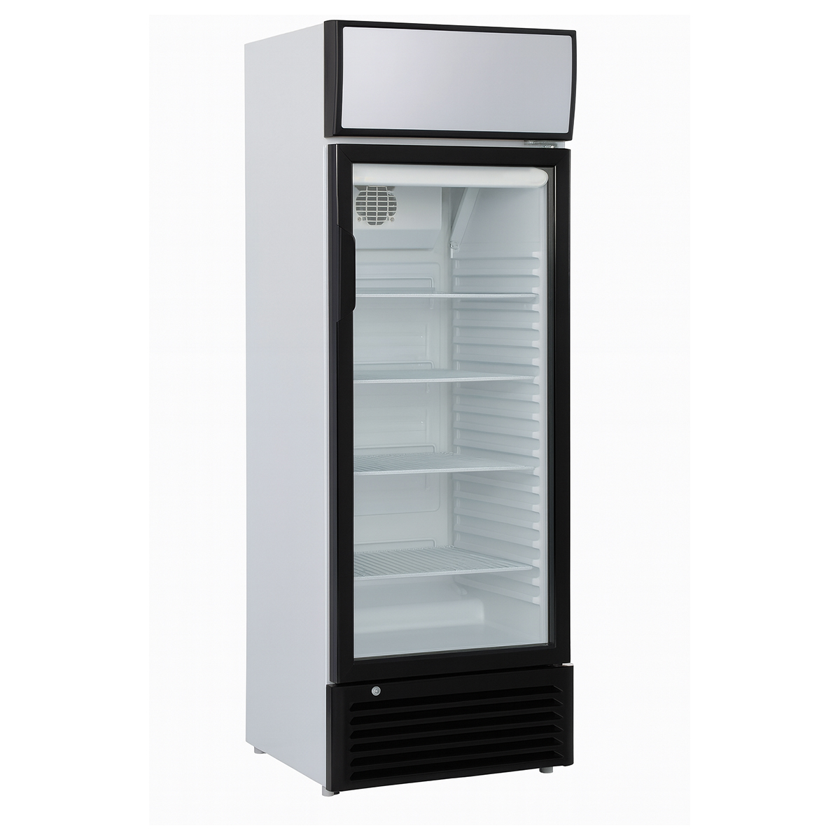 Vitrina frigorifica verticala cu 1 usa din sticla, 290 L, Iluminare interioara LED, +2°C / +8°C, Eficienta energetica