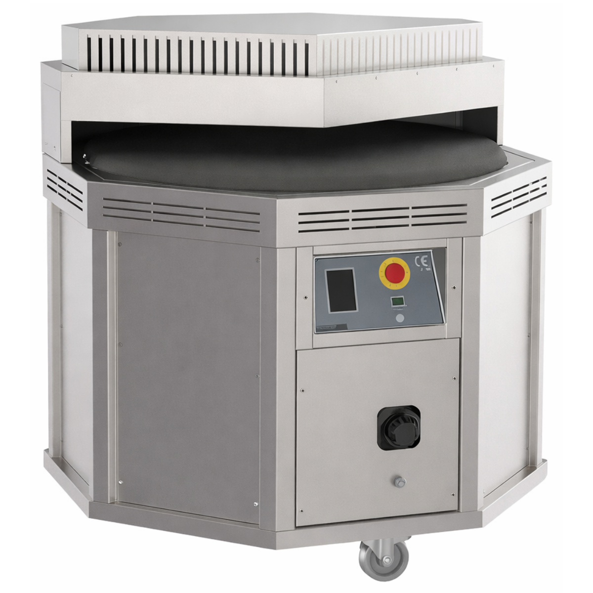 Aparat profesional de facut lipie cu plita rotativa, gaz 102*102*107 cm