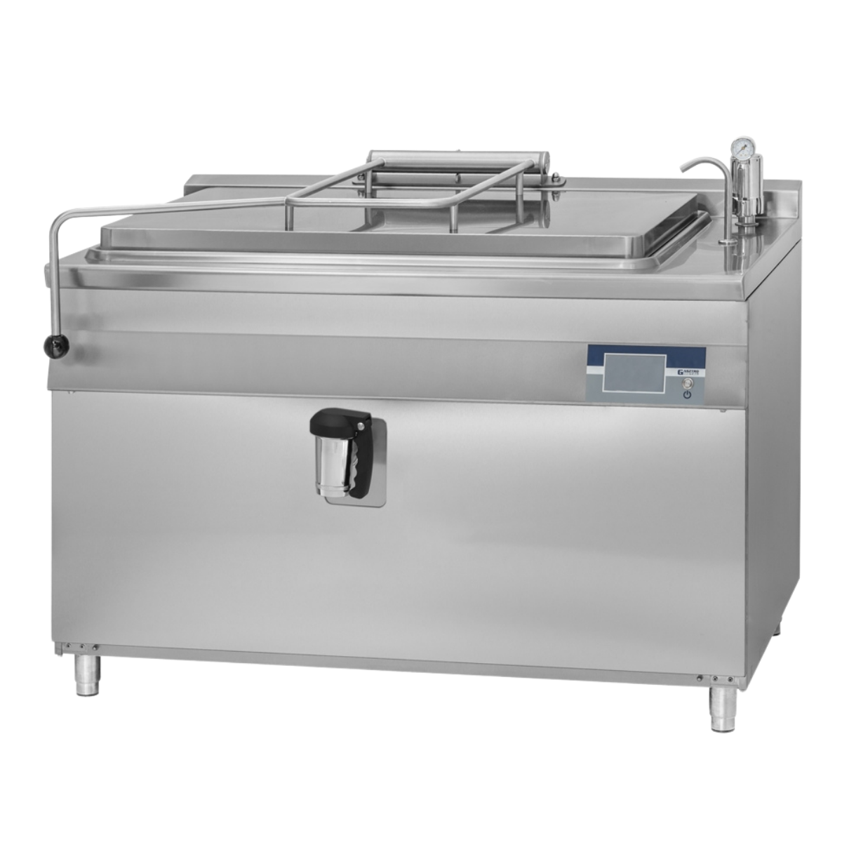 Marmita profesionala electrica 200 lt, Incalzire Indirecta, Ecran Tactil, Alimentare Automata, 30 kW, 135*90*90 cm