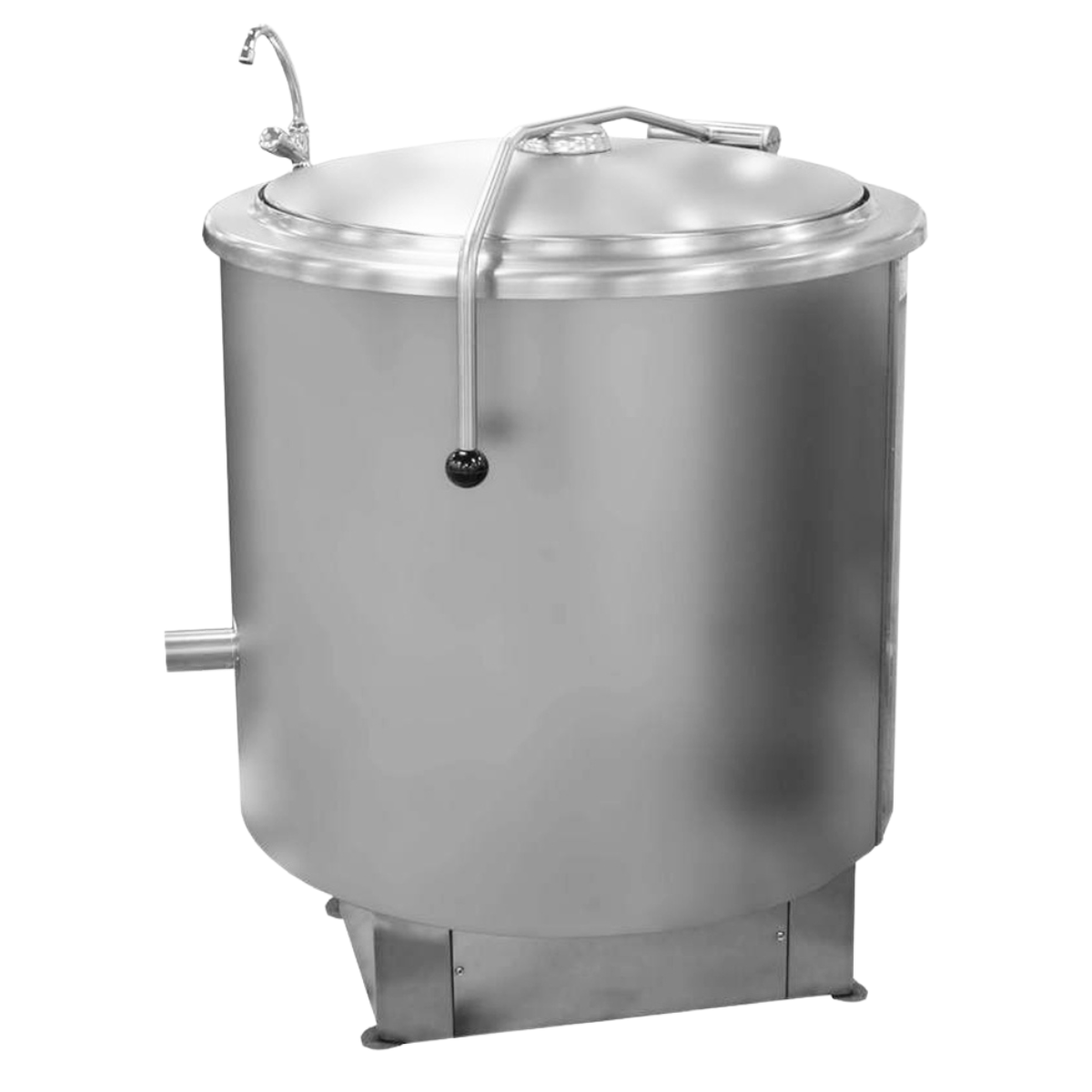 Marmita profesionala rotunda pe abur 200 Lt, Incalzire Indirecta, 99*102*89 cm