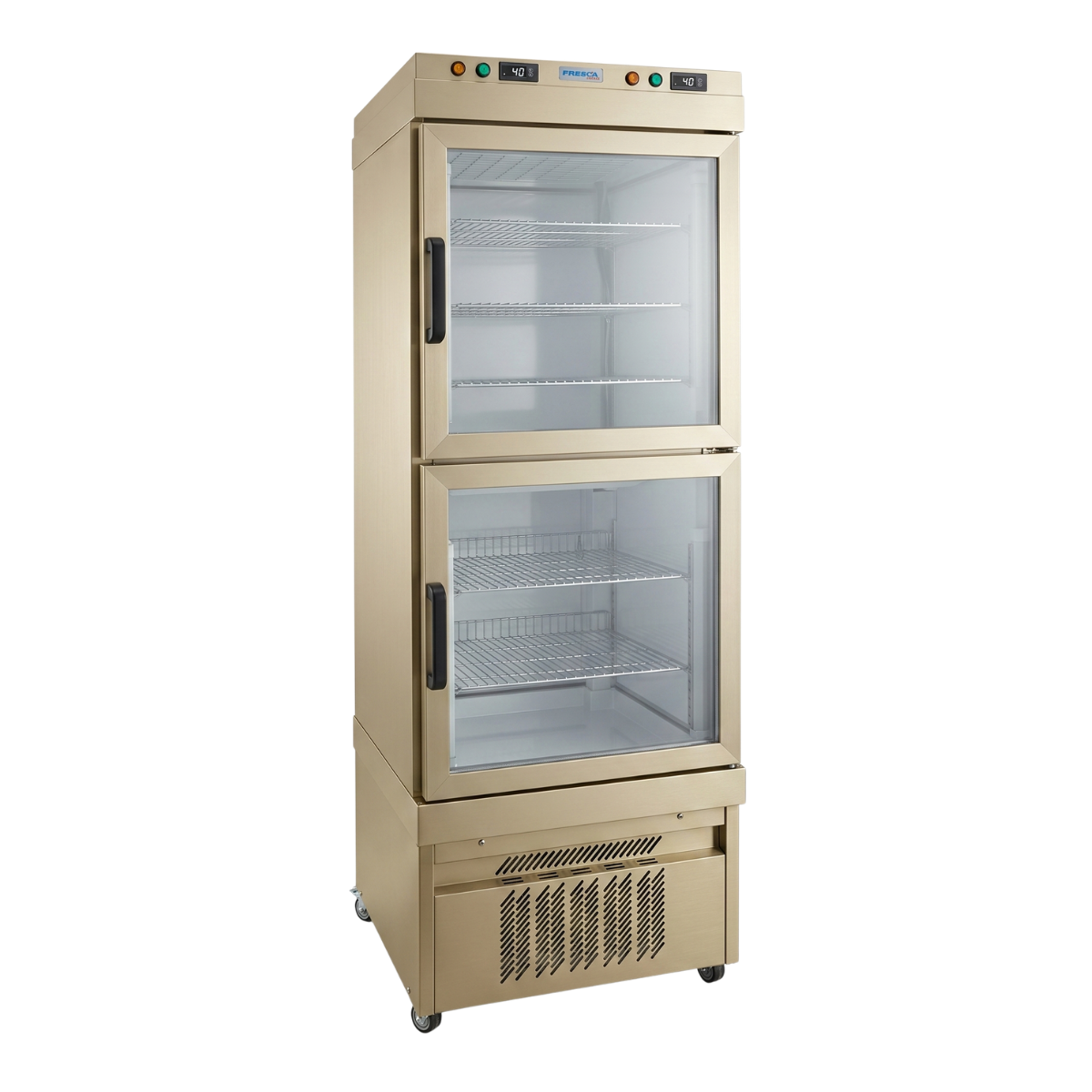 Vitrina frigorifica combinata cofetarie Tekna, temp: -25...+10 °C, racire ventilata no-frost combinata, 360 lt. 67*64*191 cm