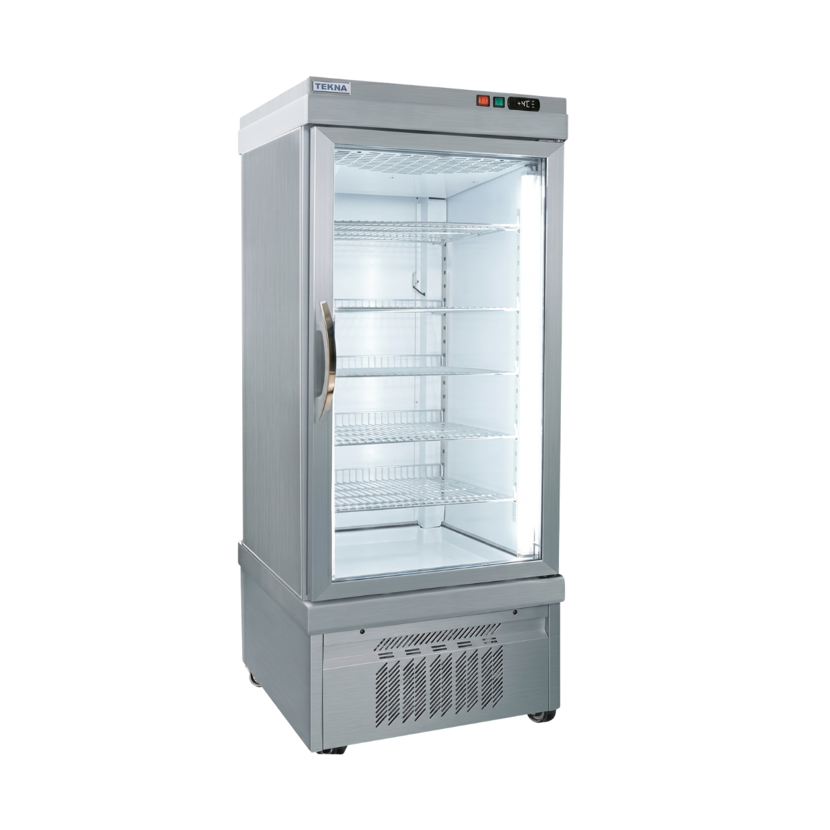 Vitrina frigorifica cofetarie Tekna, temp: -5...+10 °C, racire ventilata no-frost, 510 lt. 76*76*191 cm
