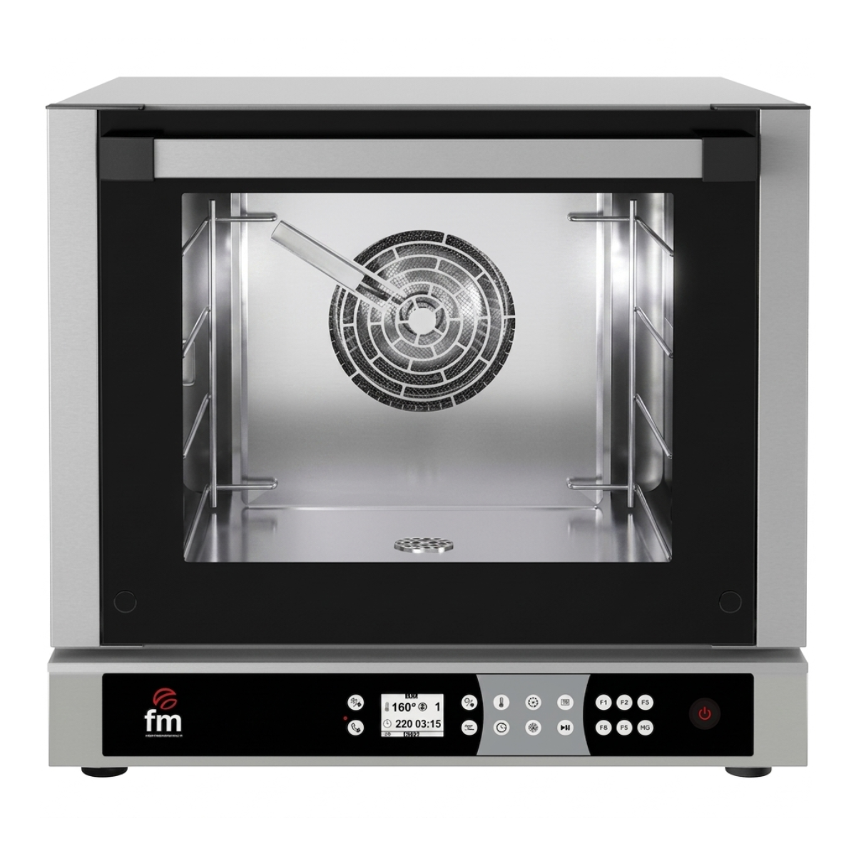 Cuptor profesional patiserie / gastronomie FM electric cu 4 tavi si panou de control electronic