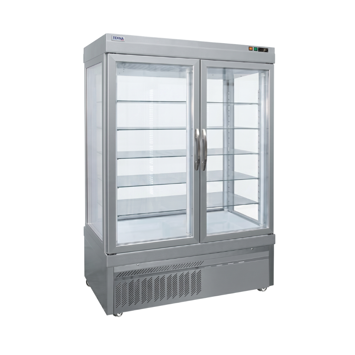 Vitrina frigorifica cofetarie Tekna, temp: -5...+10 °C, racire ventilata No-Frost, 1077 lt. 132*76*191 cm