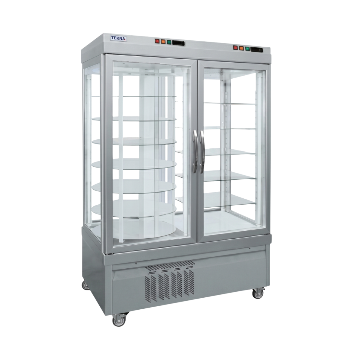 Vitrina frigorifica combinata No-Frost cofetarie Tekna, temp: -25...+10 °C, racire ventilata No-Frost, 875 lt. 155*64*191 cm
