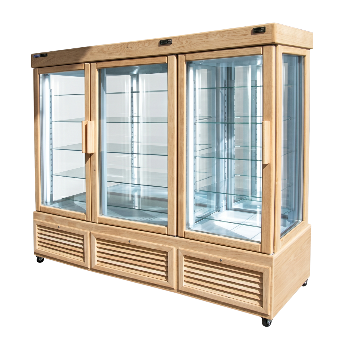 Vitrina frigorifica combinata No-Frost cofetarie Tekna, temp: -25...+10 °C, racire ventilata No-Frost, 1330 lt. 220*64*191 cm