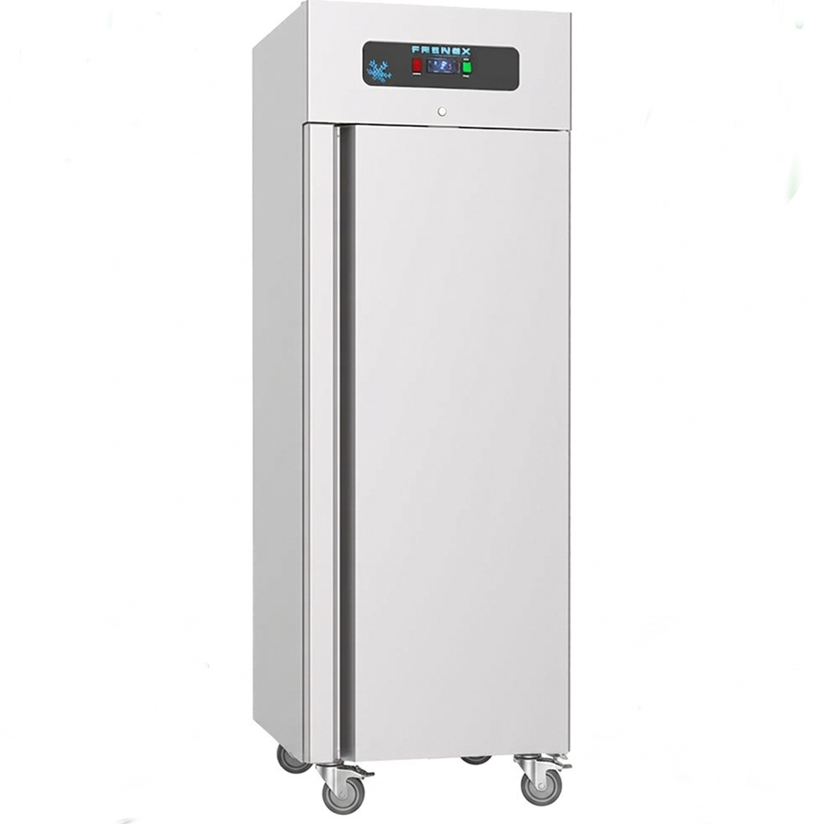 Dulap congelator vertical cu roti, inox, FRENOX cu 1 usa, Eficienta Energetica, 700 lt
