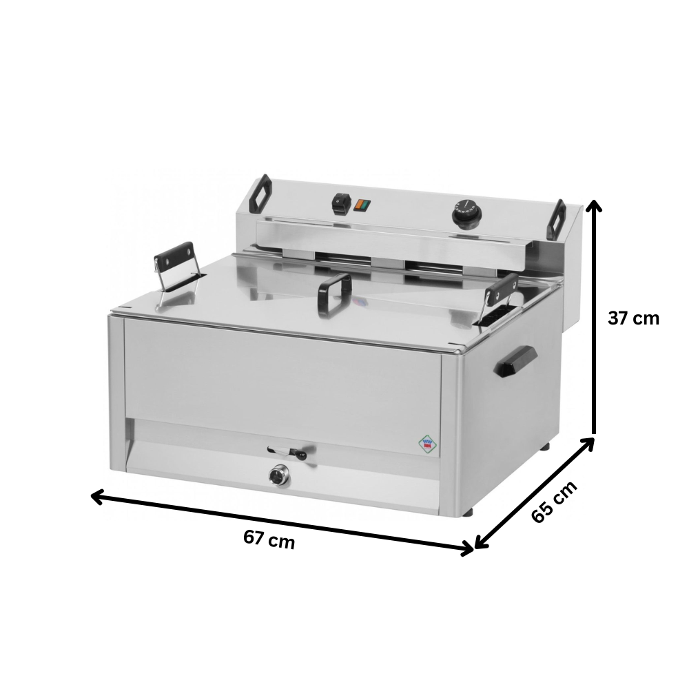 Friteuza electrica pt covrigarie/gogoserie 30 lt - 1