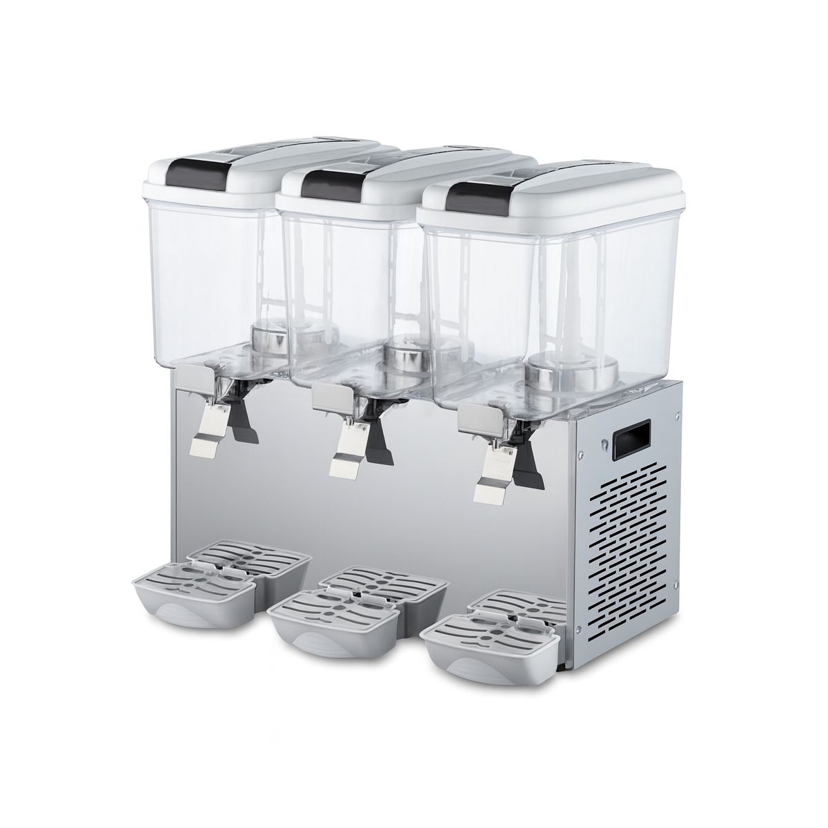 Aparat dozator special suc, ayran, iaurt, ceai rece, cafea rece, capacitate 3 bazine 18 lt cu mixer - 1