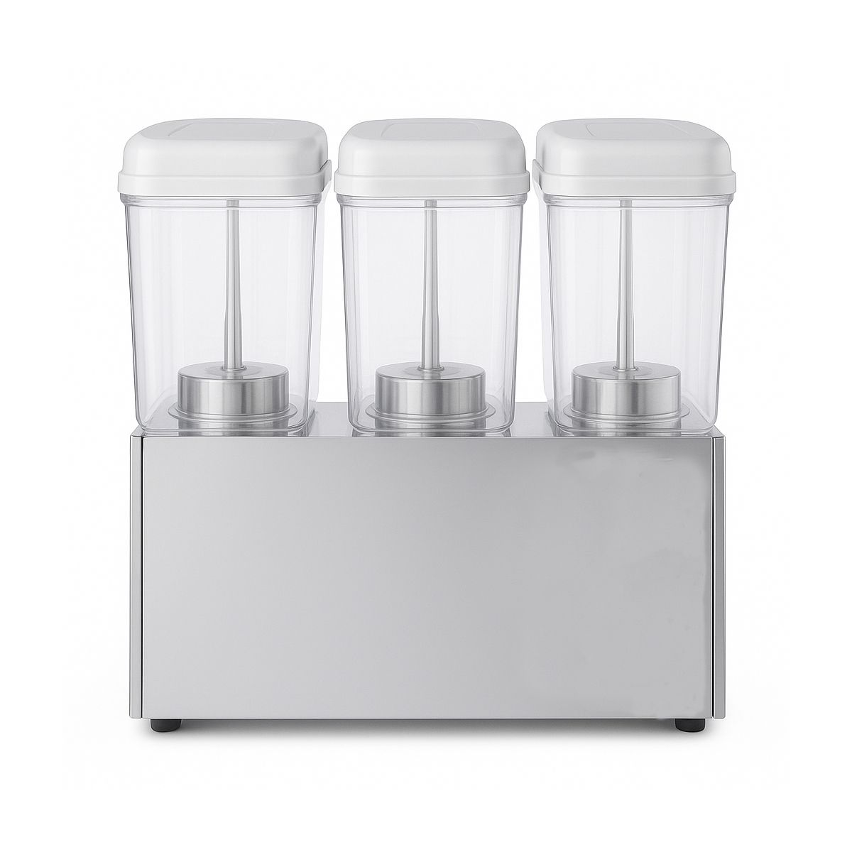 Aparat dozator special suc, ayran, iaurt, ceai rece, cafea rece, capacitate 3 bazine 18 lt cu mixer - 3