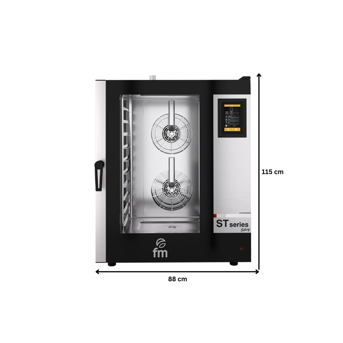 Cuptor profesional patiserie electric FM patiserie cu 20 tavi si panou de control digital - 2