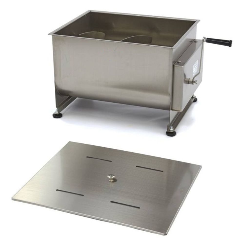 Malaxor carne manual inox 43 kg - 6