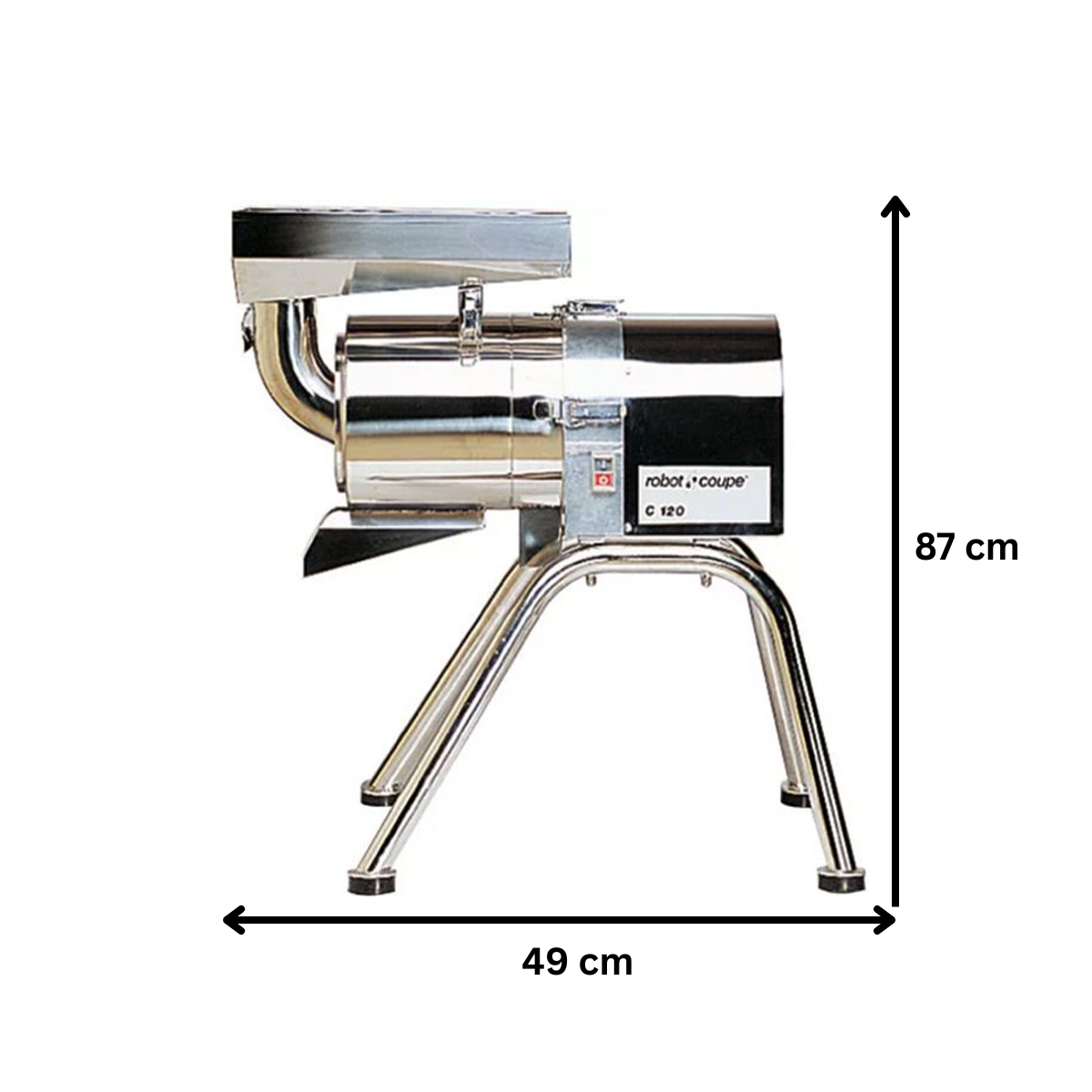 Storcator automat profesional multifunctional, inox, 100-120 kg/h, 86*49*87 cm - 1