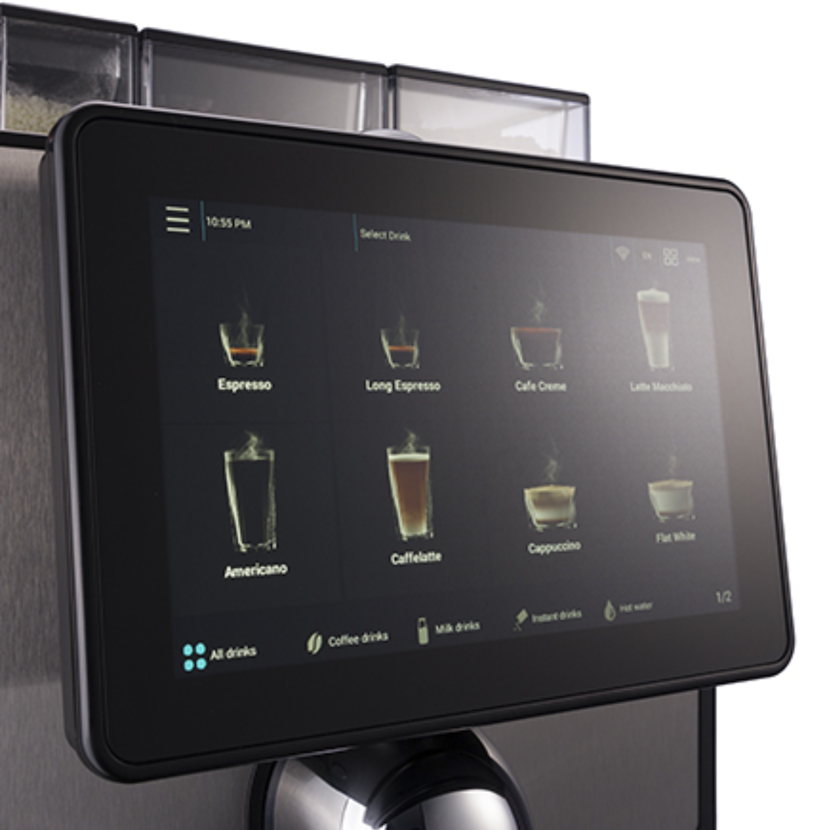 Automat de cafea profesional CARIMALI cu 4 compartimente, capacitate de 150 cafele pe zi - 4