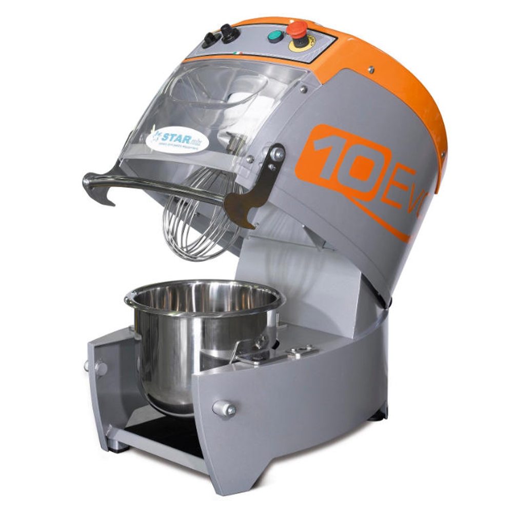 Mixer planetar STARMIX, cu cap rabatabil, viteza variabila, inox, 10 lt, 69*41*60 cm - 1