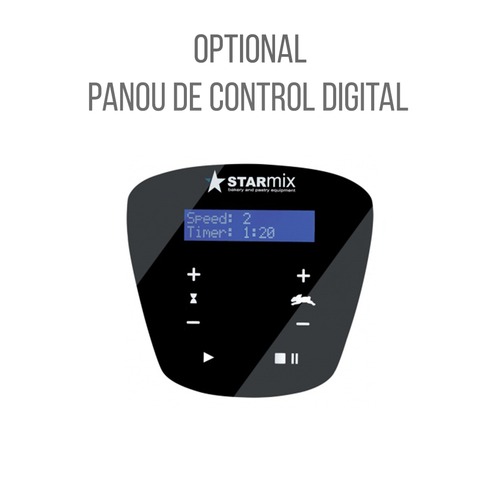 Mixer planetar STARMIX, cu cap fix, viteza variabila si lift manual, 60 lt, 95*68*156 cm - 3