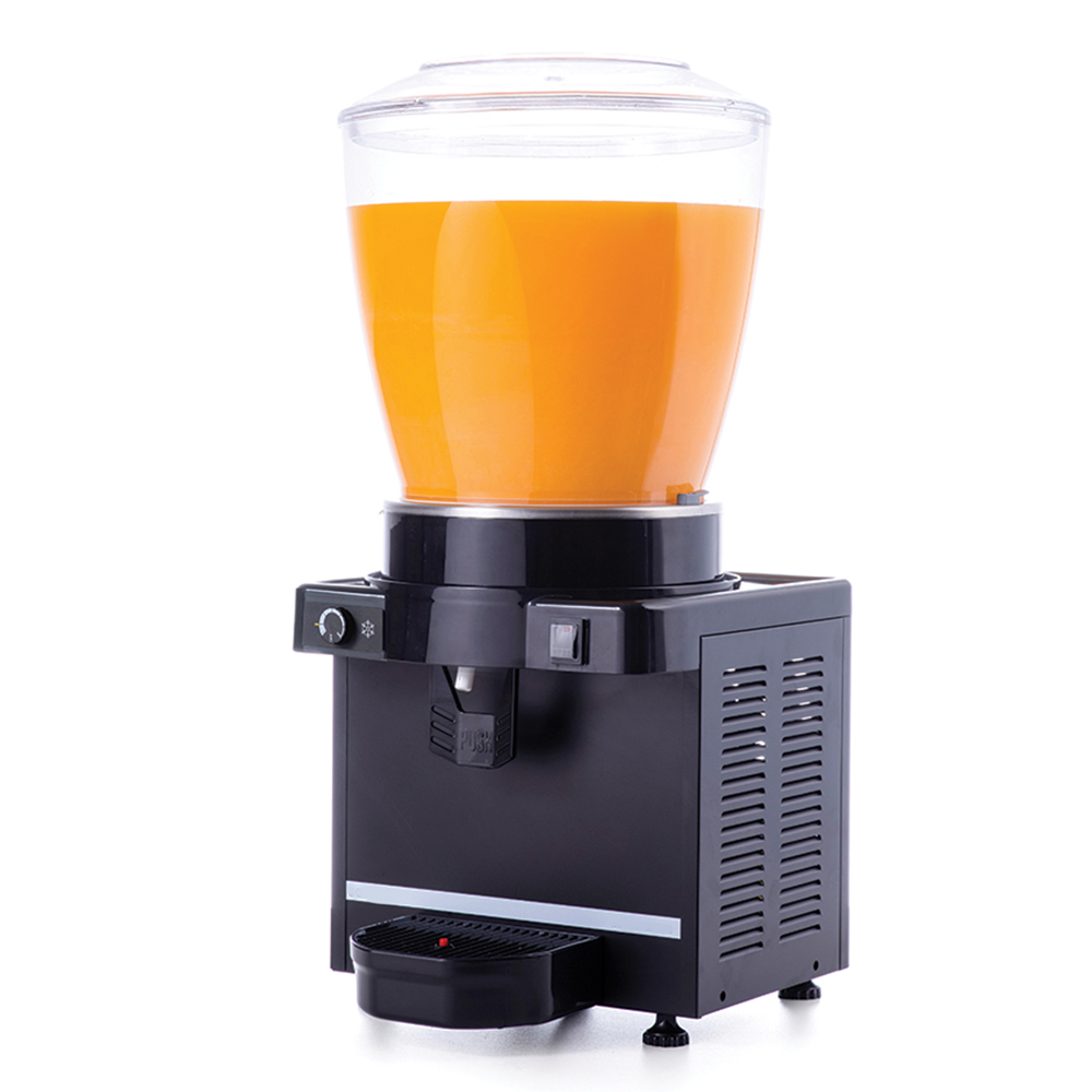 Dozator bauturi: suc, ayran, iaurt, ceai rece, cafea rece, panou analog, capacitate 1 bazin 22 lt si dispersie - 1